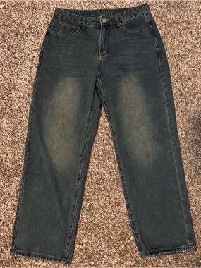 Men's Dark Blue Relaxed “BAGGY” Jeans